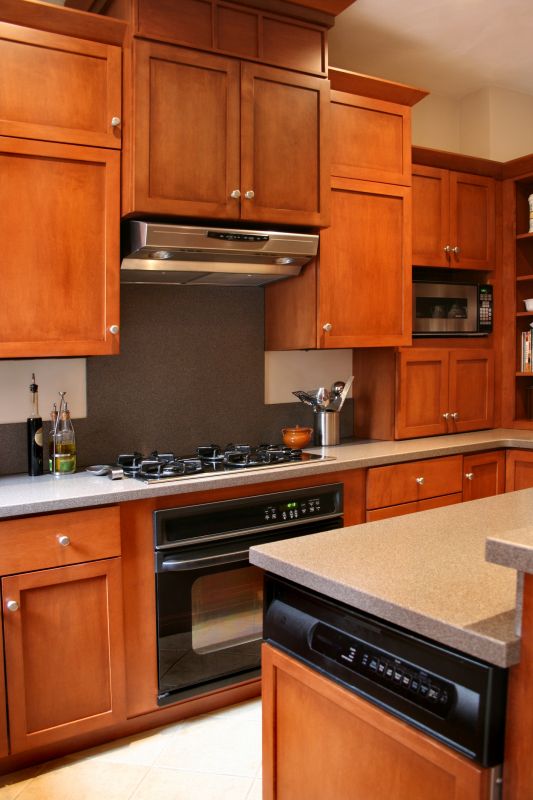 Cherry Cabinet Refacing in Austin, TX